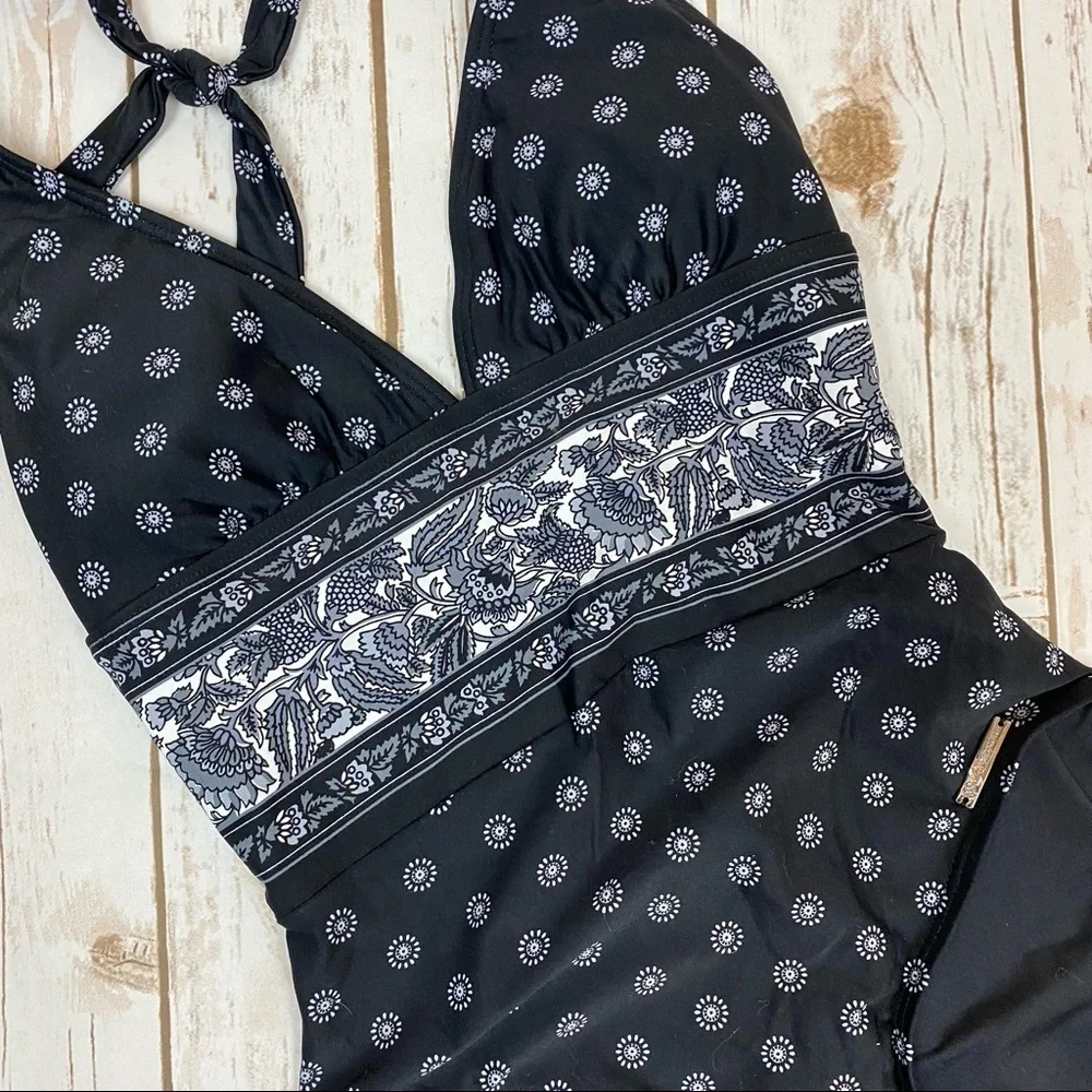Michael Kors One‎ Piece Halter Swimsuit Size 4